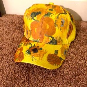 Van Gogh sunflower hat